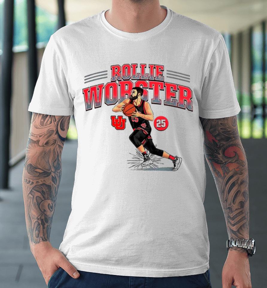 Utah Utes Rollie Worster Men’s Basketball Premium T-Shirt
