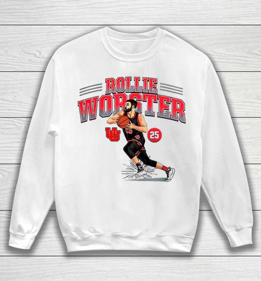 Utah Utes Rollie Worster Men’s Basketball Sweatshirt