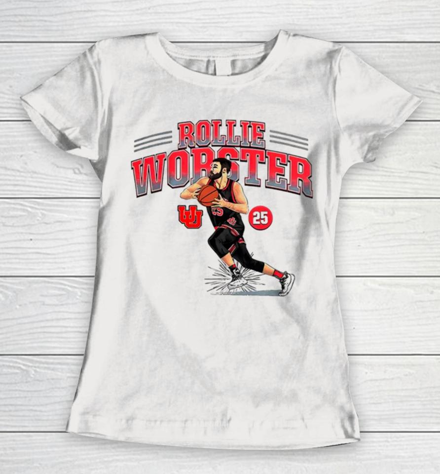 Utah Utes Rollie Worster Men’s Basketball Women T-Shirt