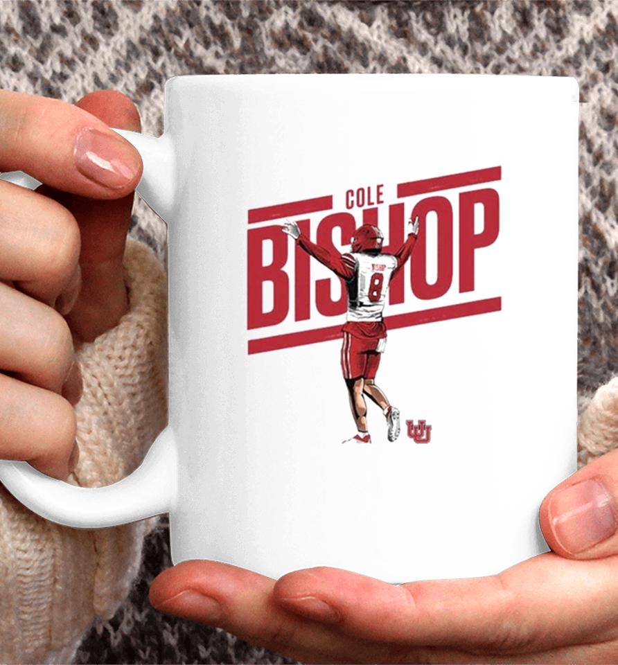 Ute Utah Football Cole Bishop #8 Coffee Mug