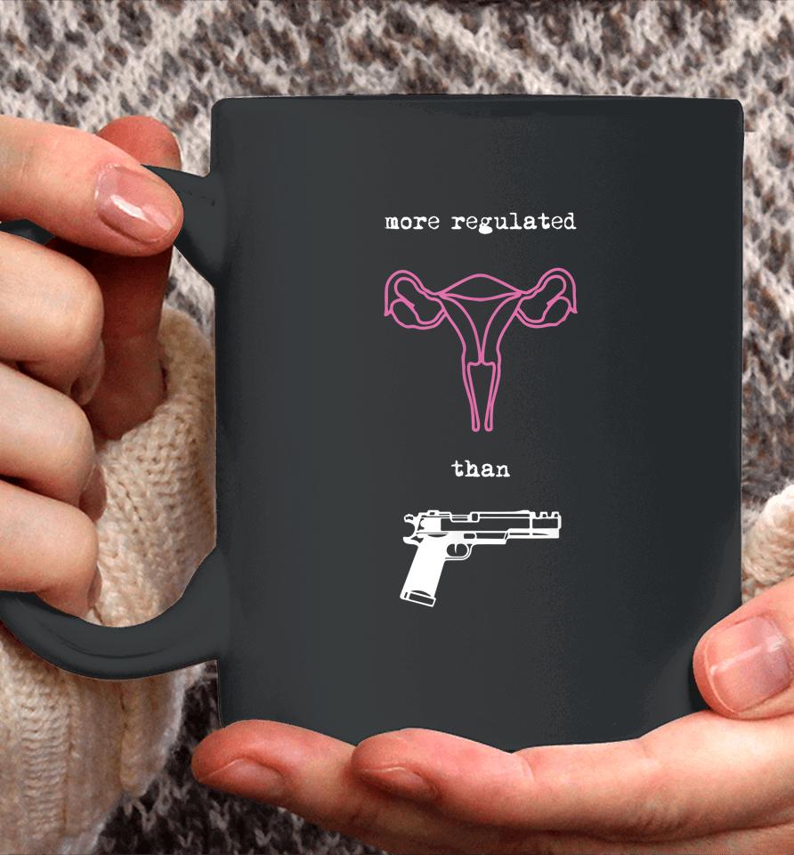 Uterus More Regulated Than Guns Pro Choice Reproductive Coffee Mug