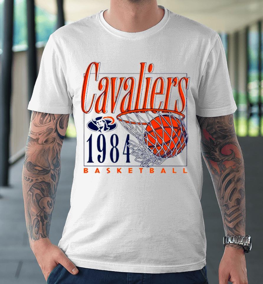 Uva Cavaliers Men’s Basketball 1984 Retro Logo Premium T-Shirt