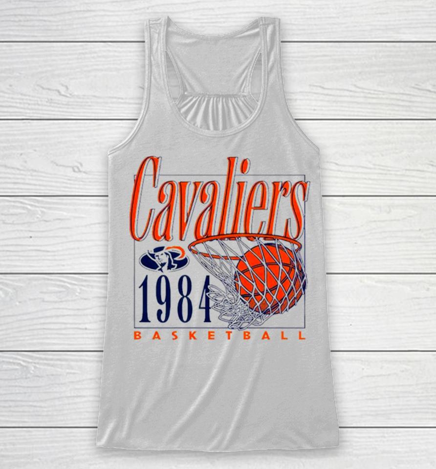 Uva Cavaliers Men’s Basketball 1984 Retro Logo Racerback Tank