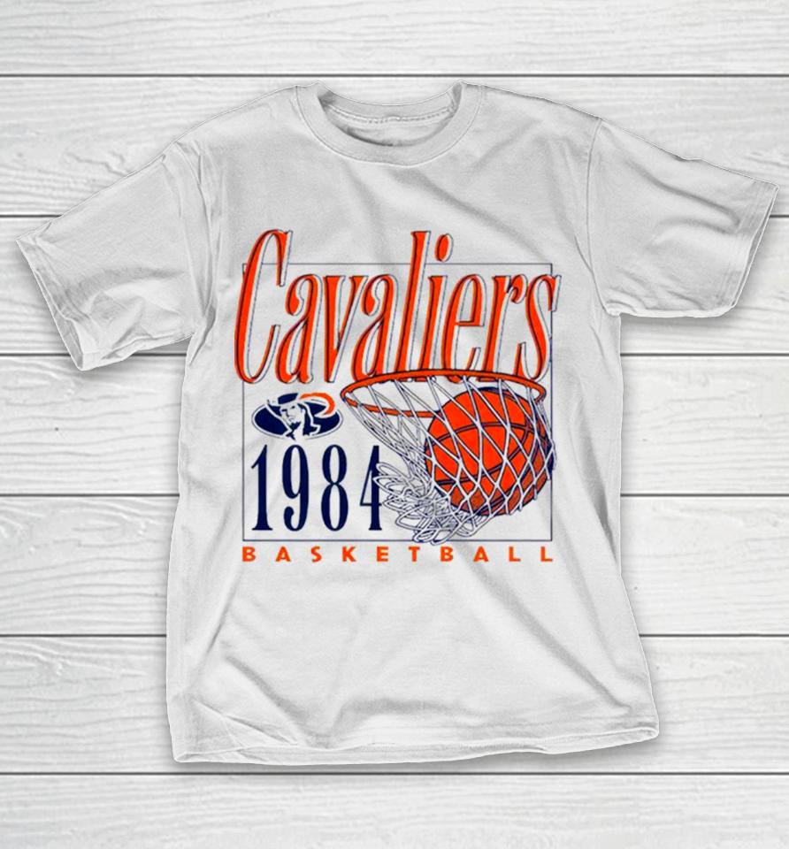 Uva Cavaliers Men’s Basketball 1984 Retro Logo T-Shirt