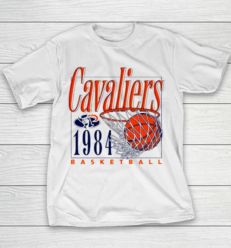 Uva Cavaliers Men’s Basketball 1984 Retro Logo Youth T-Shirt