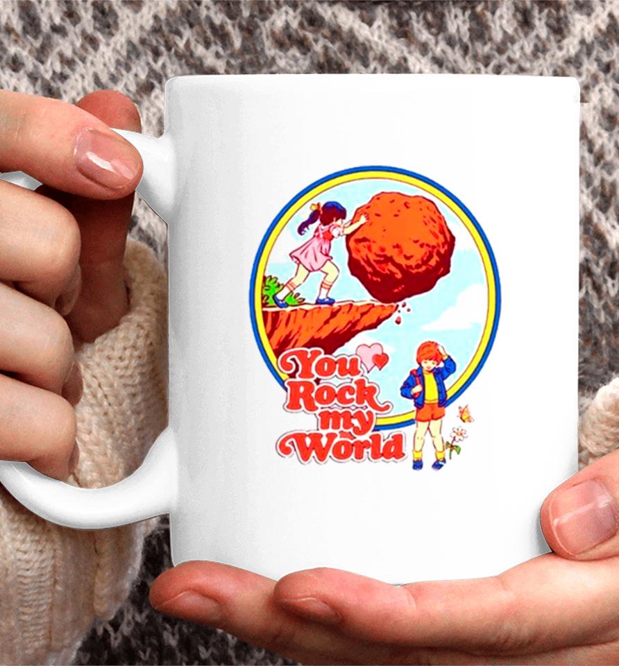 Valentine Day You Rock My World Coffee Mug