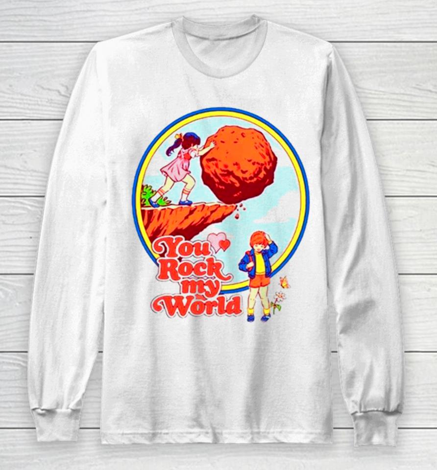Valentine Day You Rock My World Long Sleeve T-Shirt