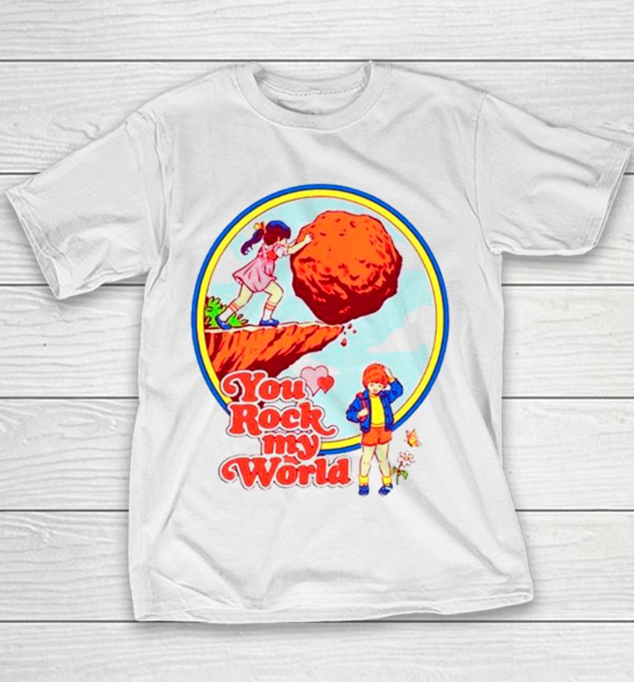 Valentine Day You Rock My World Youth T-Shirt