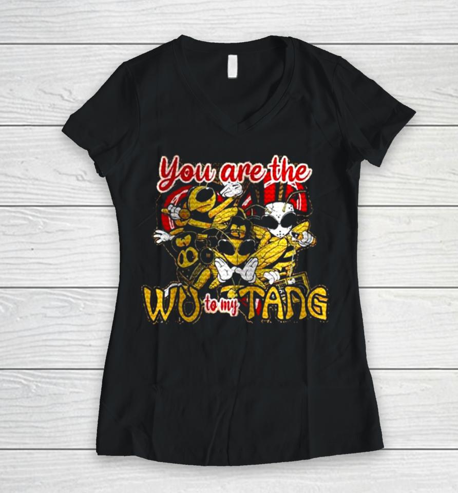 Valentine You Are The Wu To My Tang Women V-Neck T-Shirt