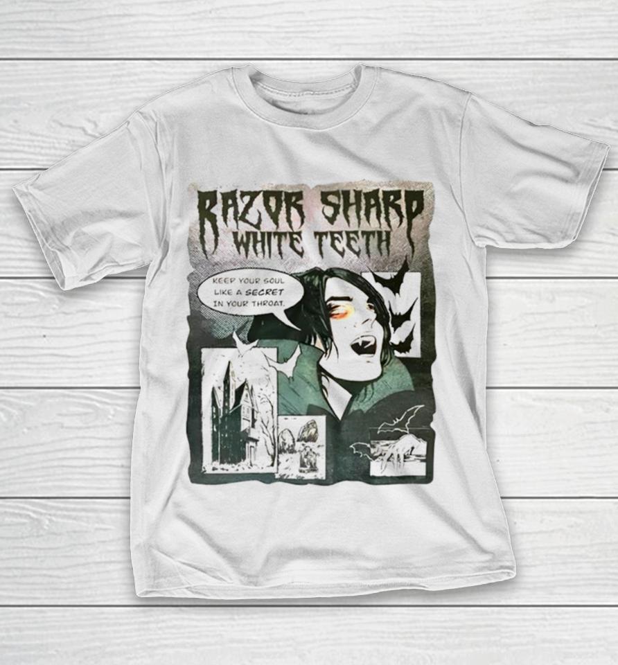 Vampire Razor Sharp White Teeth T-Shirt