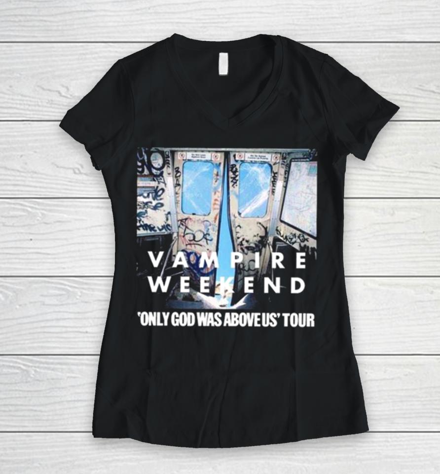Vampire Weekend 2024 Tour Women V-Neck T-Shirt