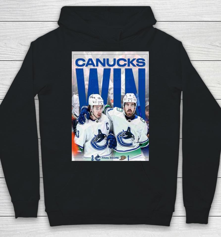 Vancouver Canucks Defeated The Ducks 2024 Hoodie