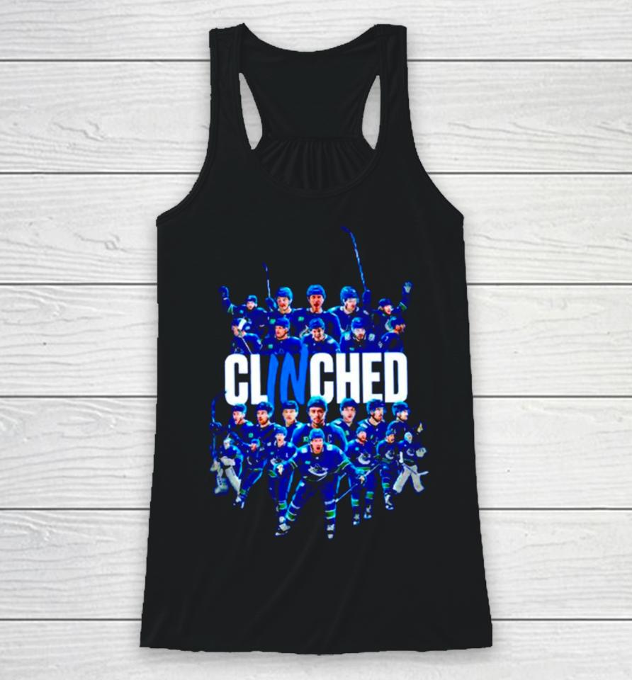 Vancouver Canucks Playoff Clinch Racerback Tank