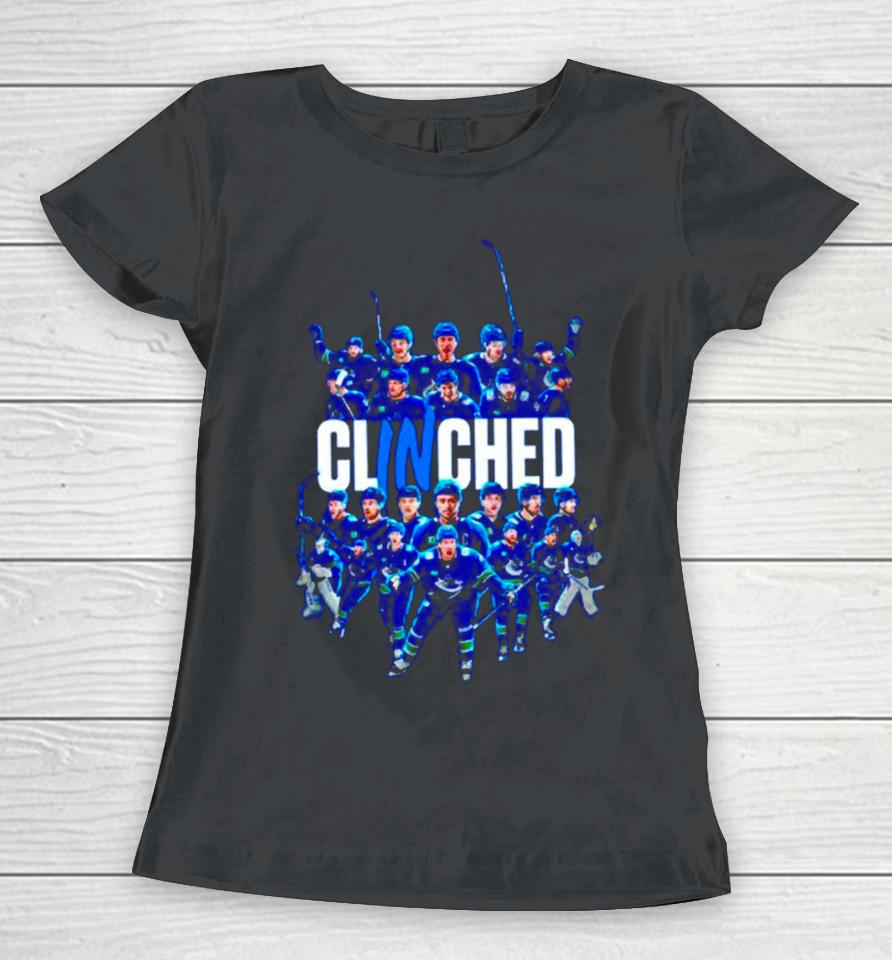 Vancouver Canucks Playoff Clinch Women T-Shirt