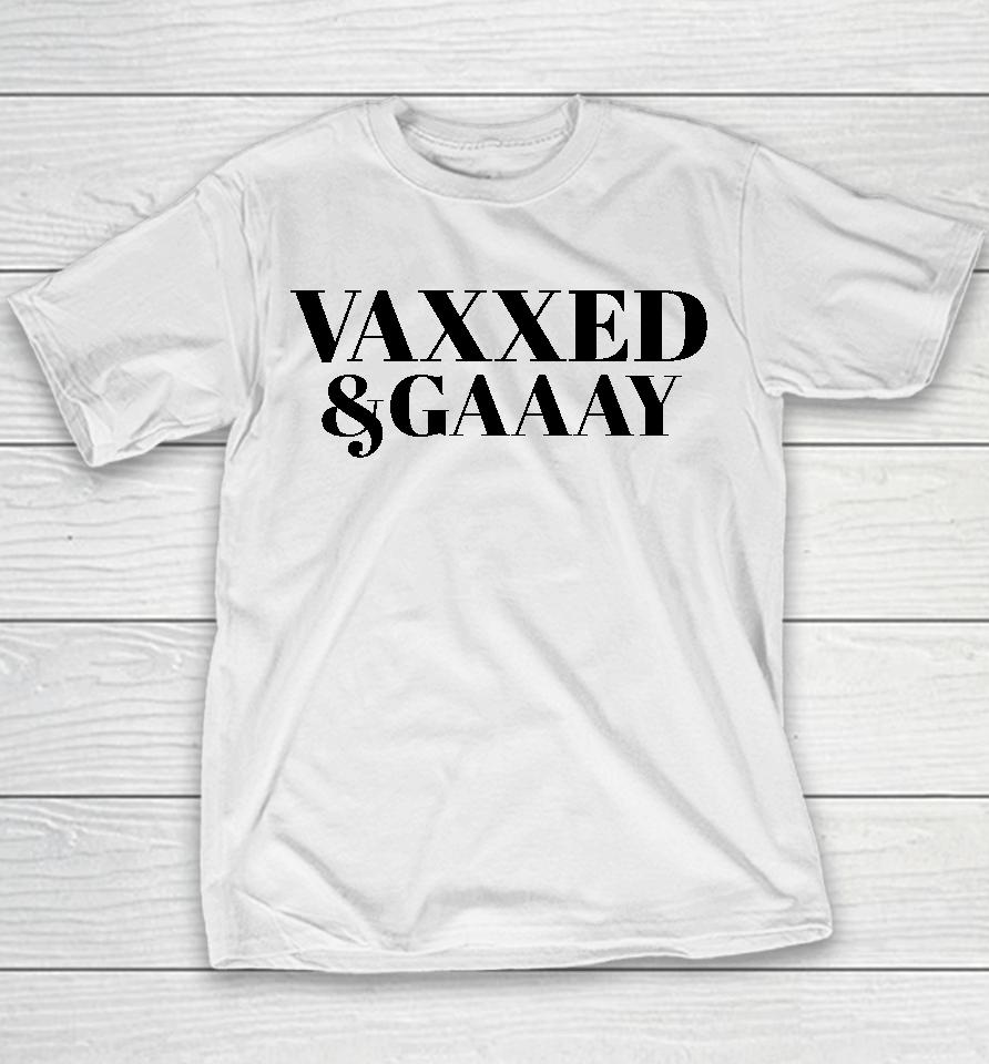 Vaxxed And Gay Gay Pride Youth T-Shirt