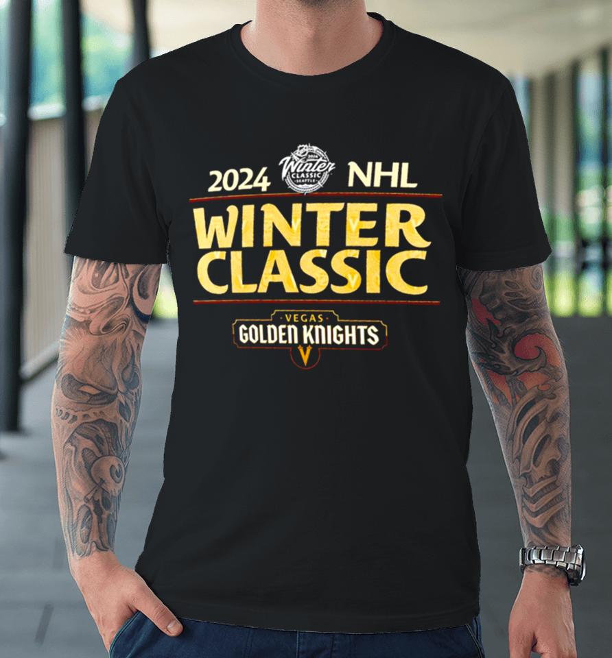 Vegas Golden Knights 2024 Nhl Winter Classic Premium T-Shirt
