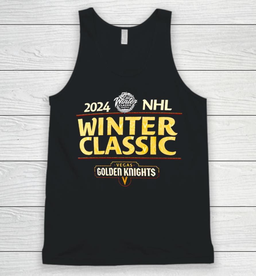 Vegas Golden Knights 2024 Nhl Winter Classic Unisex Tank Top