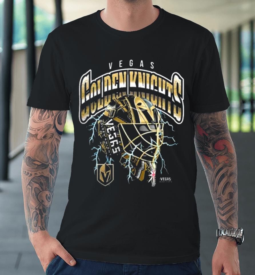Vegas Golden Knights Crease Lightning Premium T-Shirt