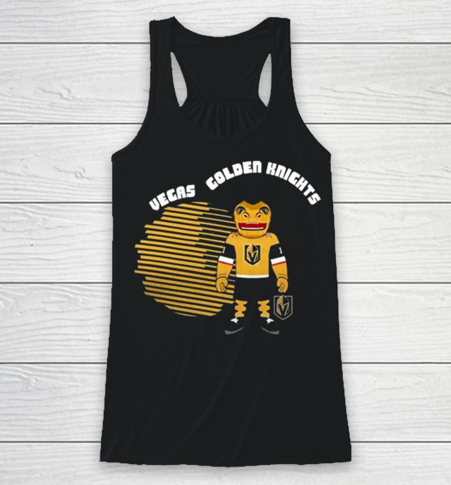 Vegas Golden Knights Levelwear Black Podium Racerback Tank