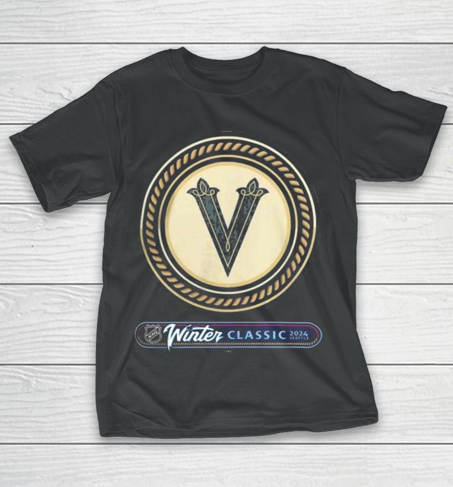 Vegas Golden Knights Logo 2024 Nhl Winter Classic Local T-Shirt