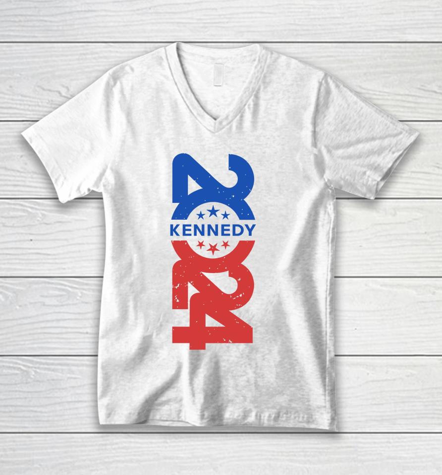 Vertical Kennedy 2024 Unisex V-Neck T-Shirt