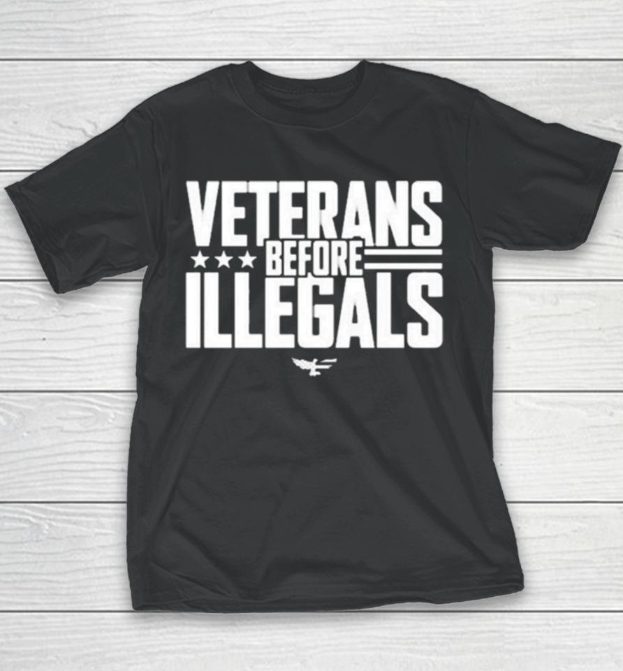 Veterans Before Illegals Youth T-Shirt