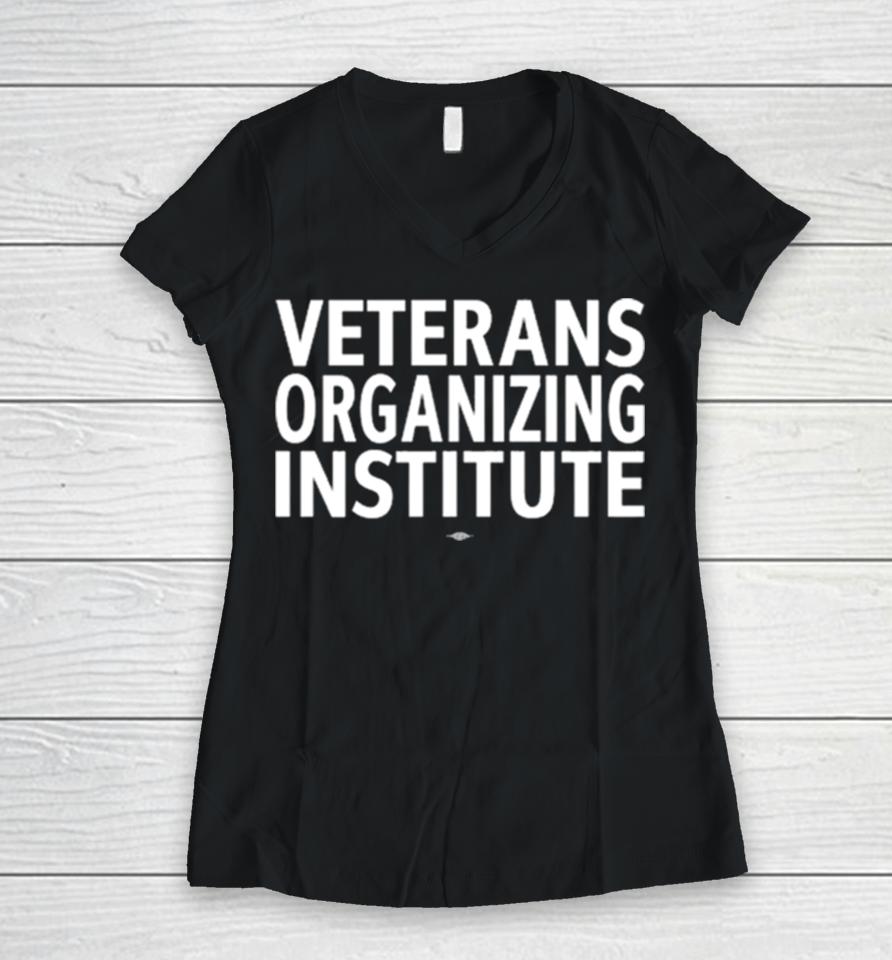 Veterans Organizing Institute Women V-Neck T-Shirt