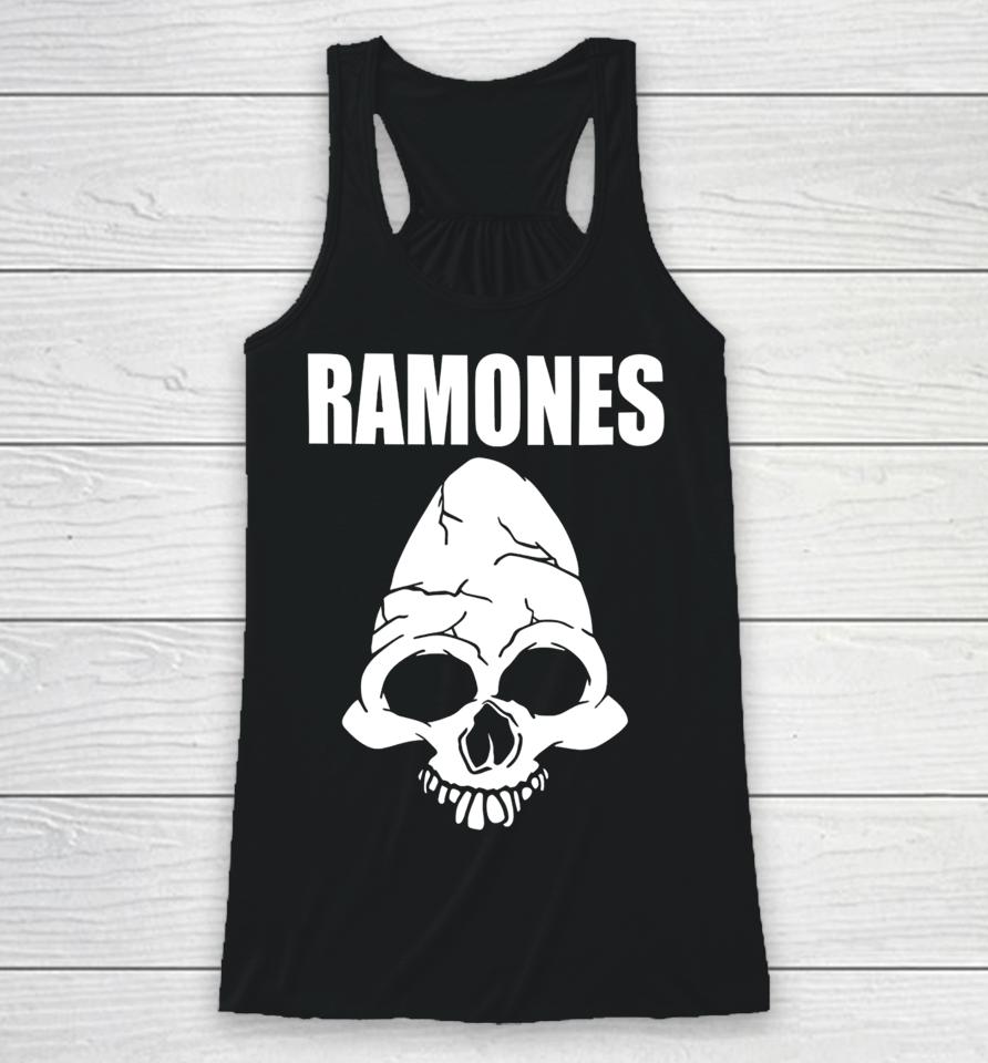 Vick_8122 1999 Ramones Skull Long Sleeve T Shirt Cm Punk Wearing Ramones Skull Racerback Tank