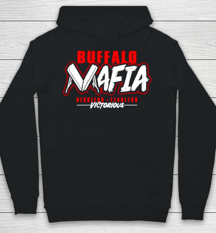 Victorious Buffalo Mafia Reckless Fearless Football Hoodie
