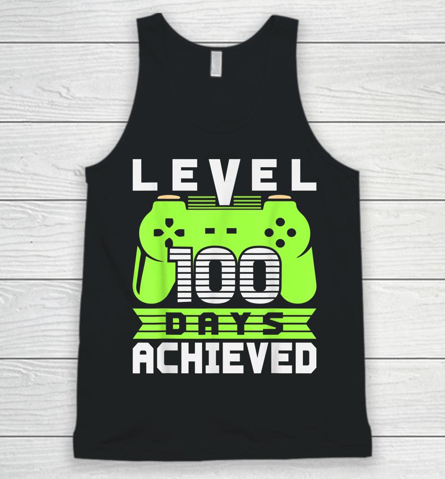 Video Gamer Student 100Th Day Teacher 100 Days Of School Unisex Tank Top
