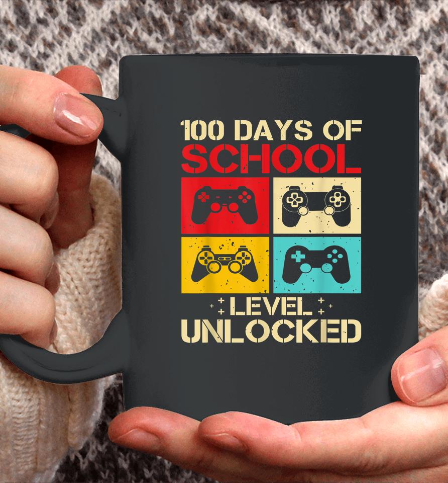 Video Gamer Student 100Th Day Teacher 100 Days Of School Coffee Mug