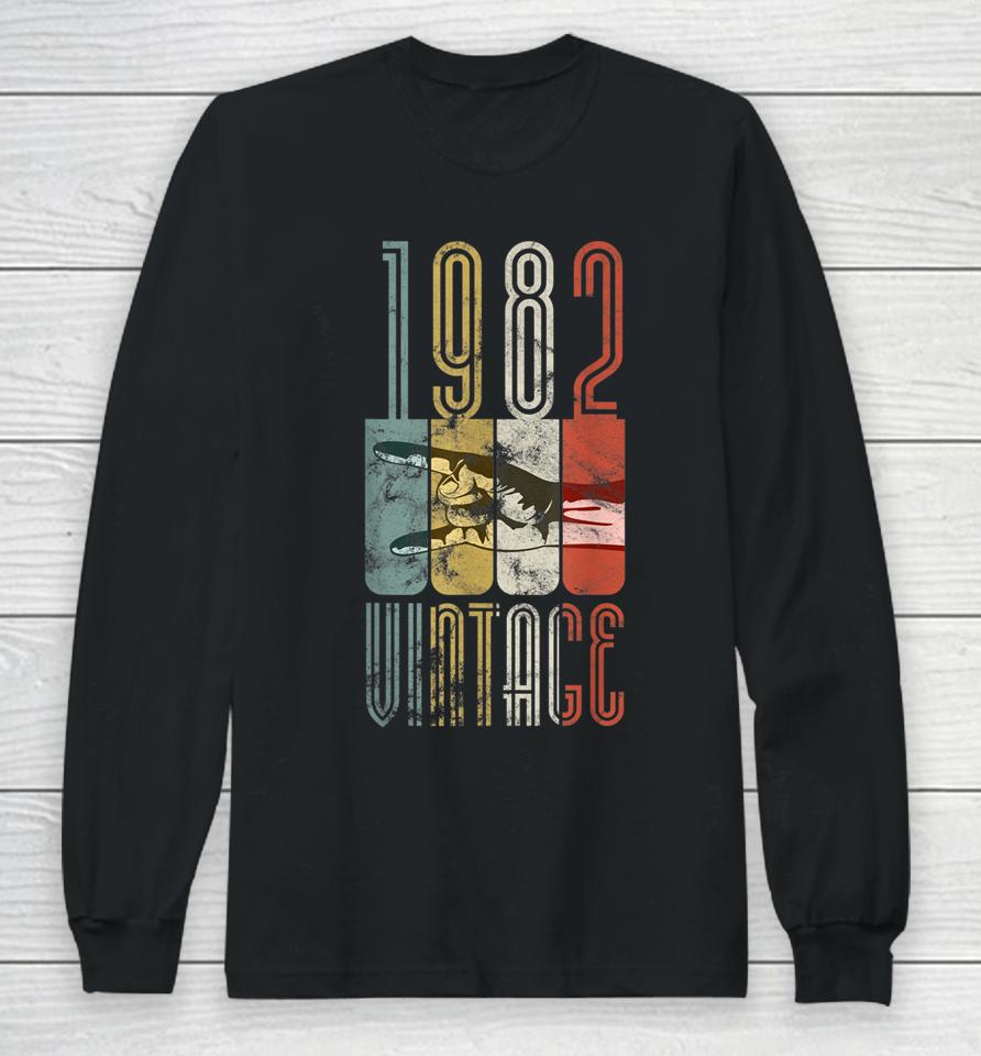 Vintage 1982 40Th Birthday 40 Years Old Long Sleeve T-Shirt