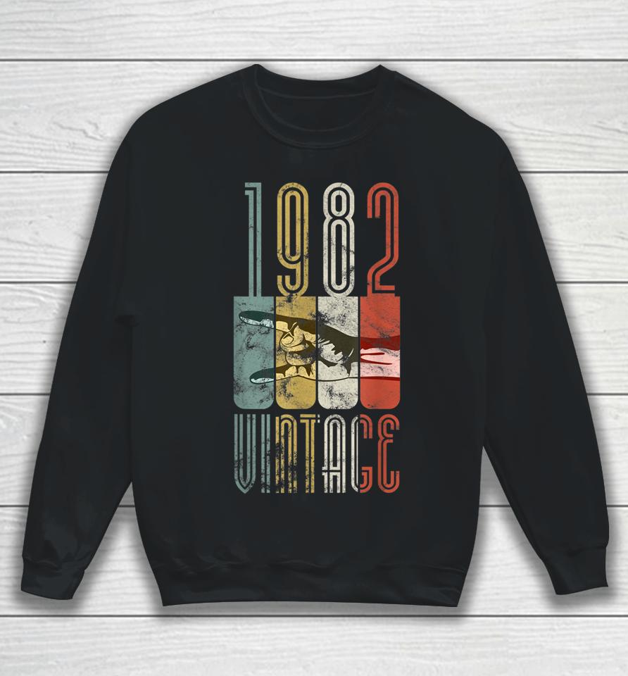 Vintage 1982 40Th Birthday 40 Years Old Sweatshirt