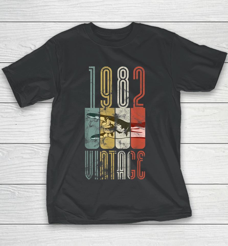 Vintage 1982 40Th Birthday 40 Years Old Youth T-Shirt