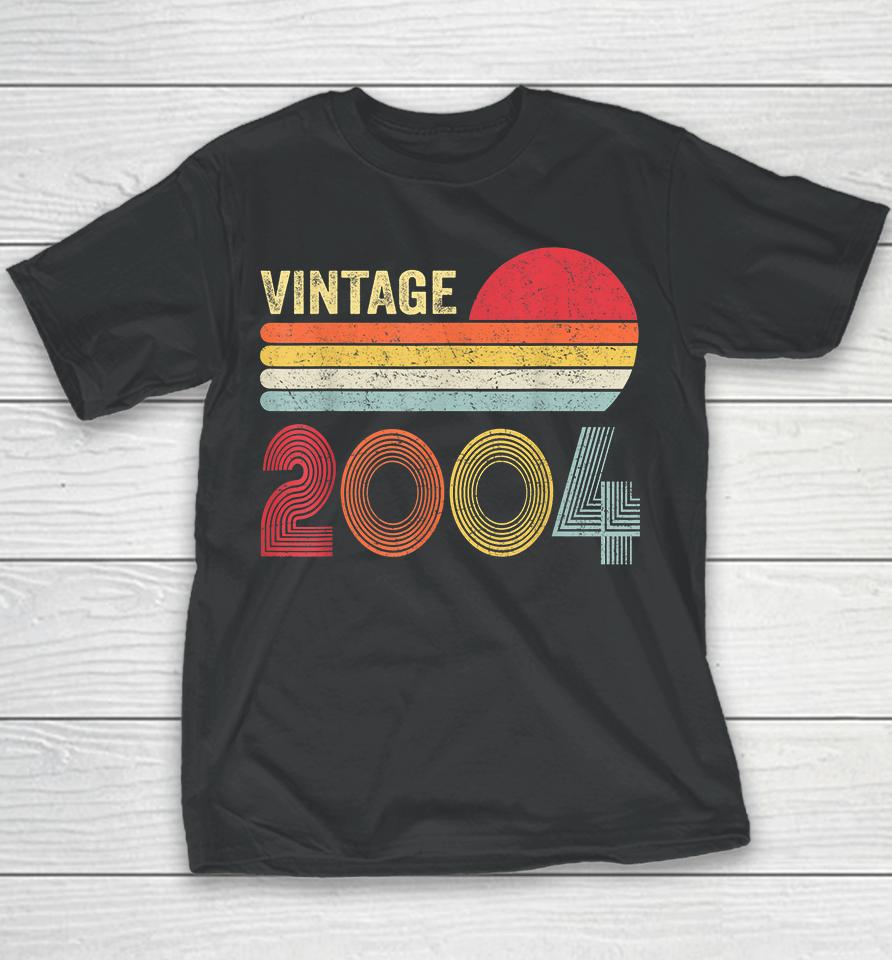 Vintage 2004 Funny 18 Years Old Boys And Girls 18Th Birthday Youth T-Shirt