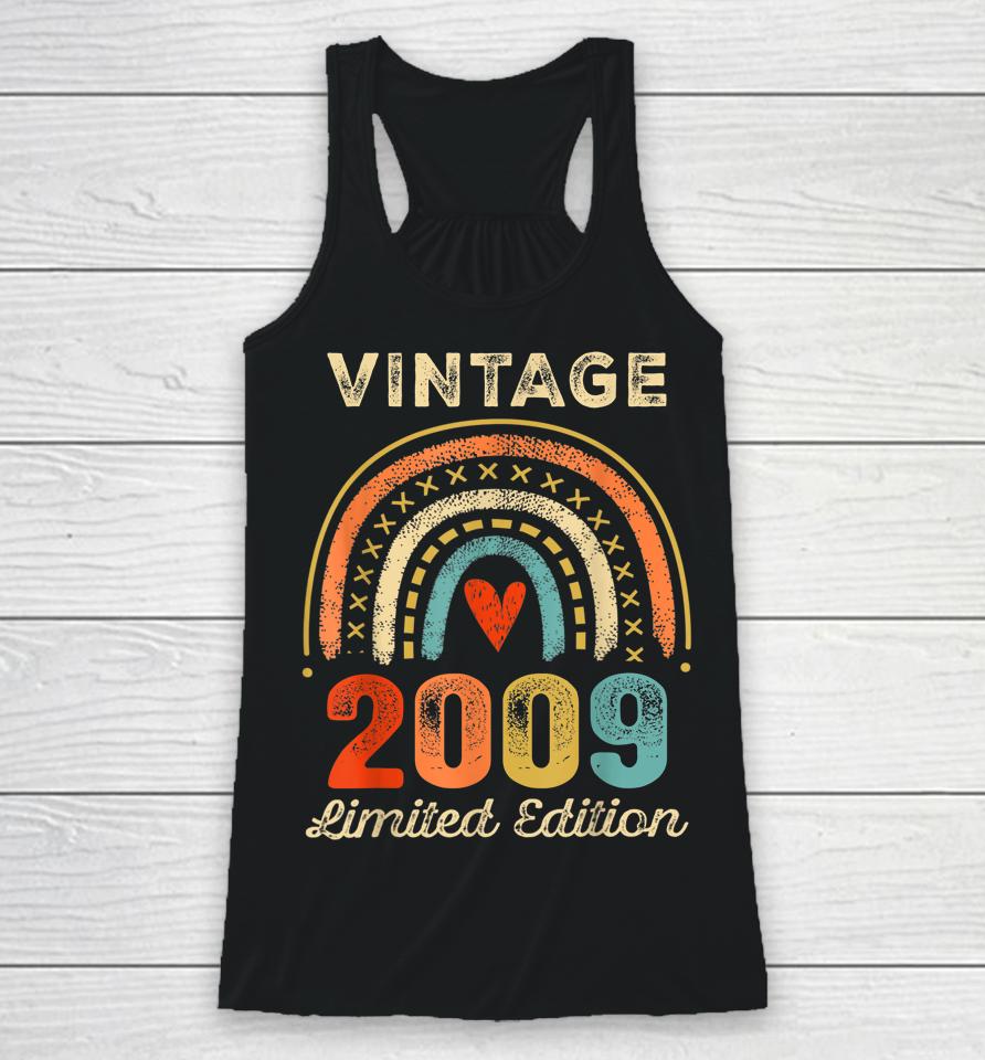 Vintage 2009 Limited Edition 13 Year Old Gifts 13Th Birthday Racerback Tank