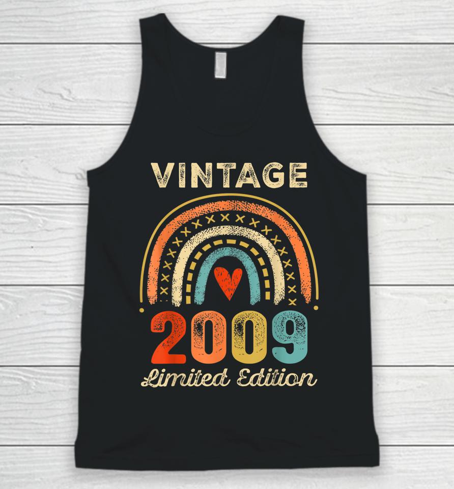 Vintage 2009 Limited Edition 13 Year Old Gifts 13Th Birthday Unisex Tank Top