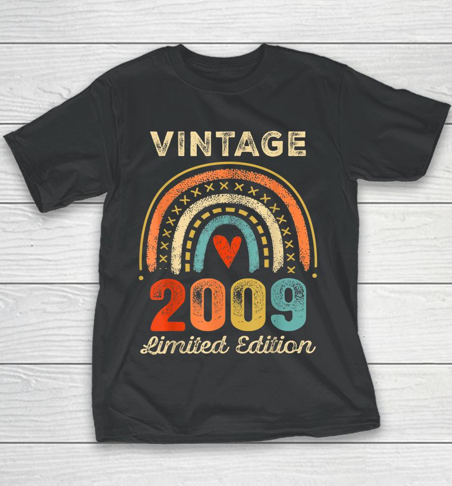Vintage 2009 Limited Edition 13 Year Old Gifts 13Th Birthday Youth T-Shirt