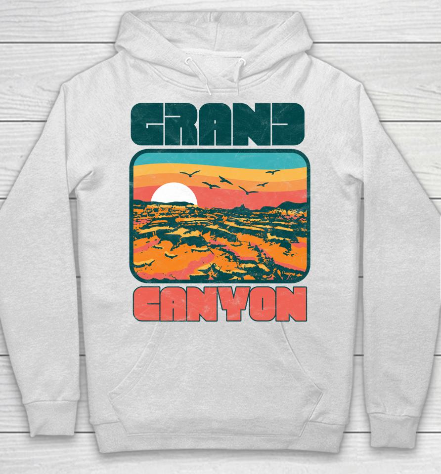 Vintage 80'S Grand Canyon Retro Vibe Graphic Hoodie