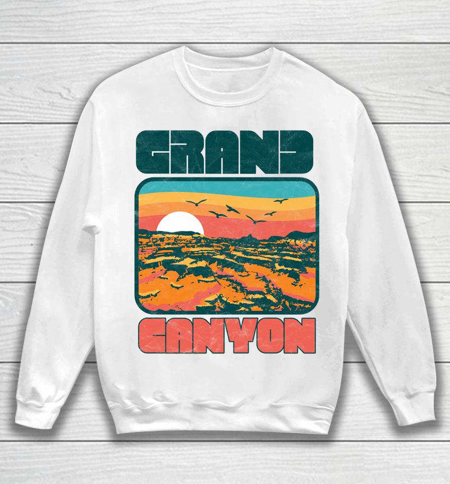 Vintage 80'S Grand Canyon Retro Vibe Graphic Sweatshirt