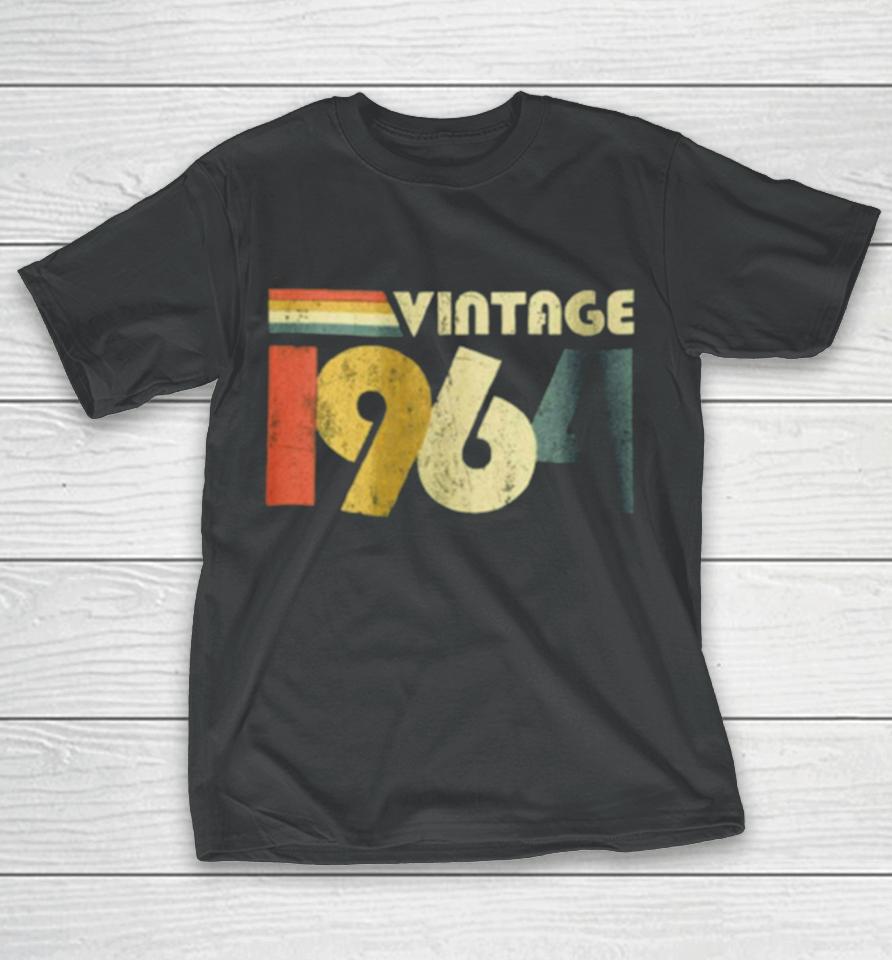 Vintage Best Of 1964 Vintage Retro Birthday Pro T-Shirt