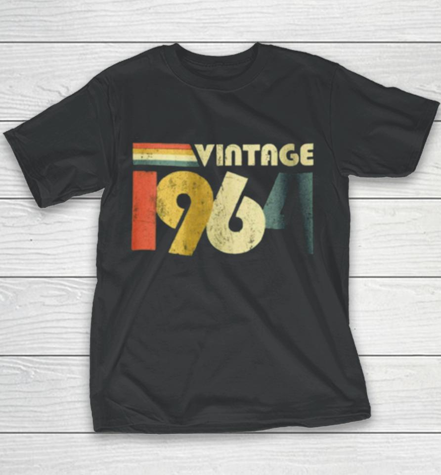 Vintage Best Of 1964 Vintage Retro Birthday Pro Youth T-Shirt