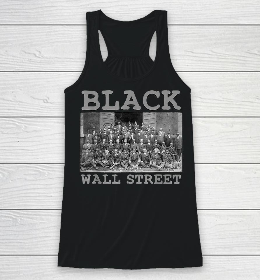 Vintage Black Business Black History Month Black Wall Street Racerback Tank