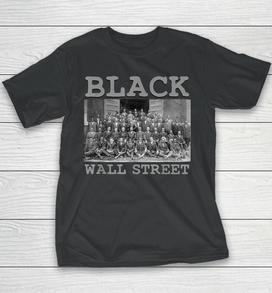 Vintage Black Business Black History Month Black Wall Street Youth T-Shirt