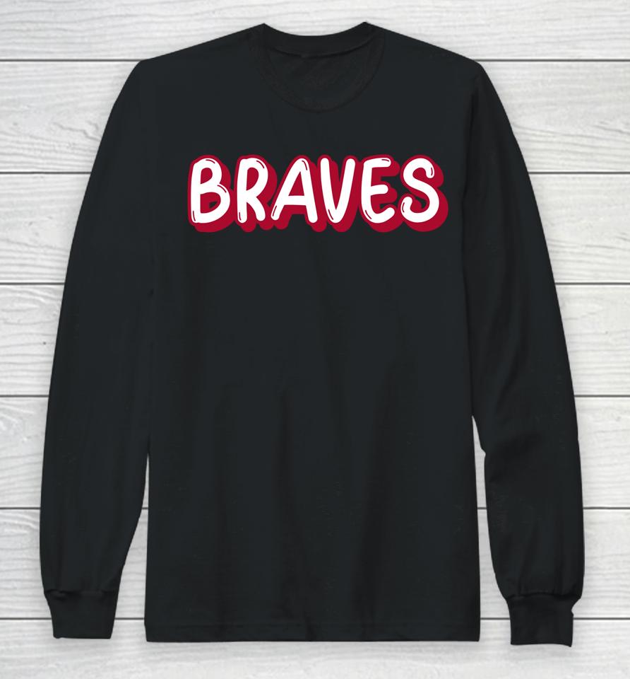 Vintage Braves Long Sleeve T-Shirt
