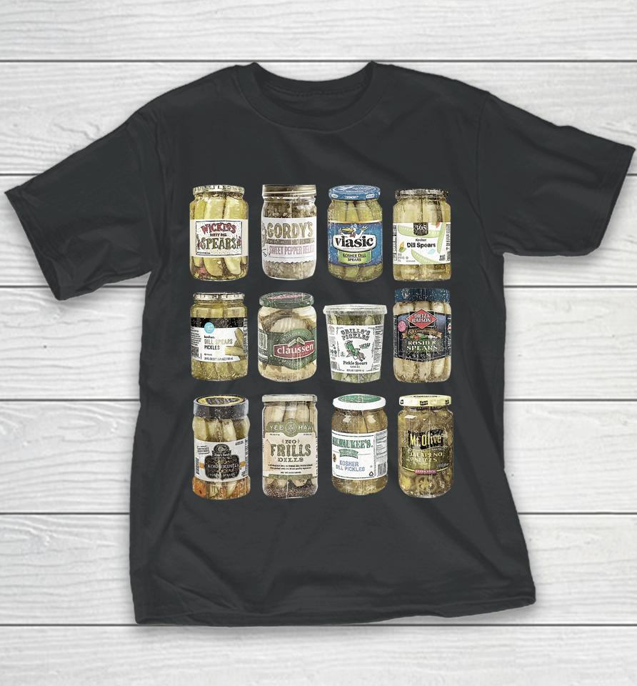 Vintage Canned Pickles Funny Pickle Lovers Youth T-Shirt