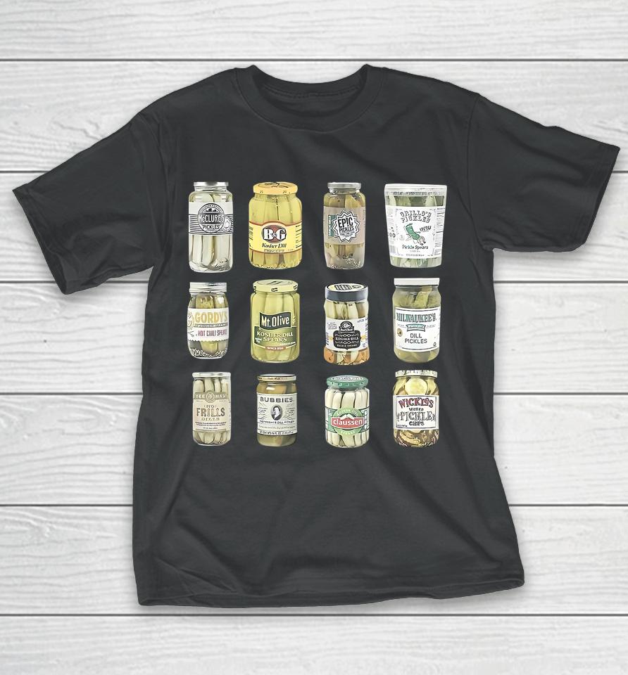 Vintage Canned Pickles Homemade Dill Pickles Gifts For Mom T-Shirt