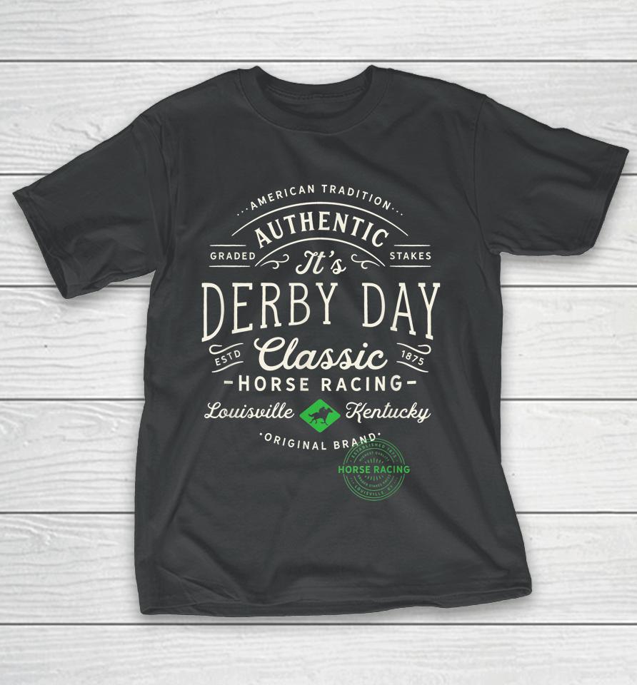 Vintage Derby Day Louisville Kentucky Horse Racing T-Shirt