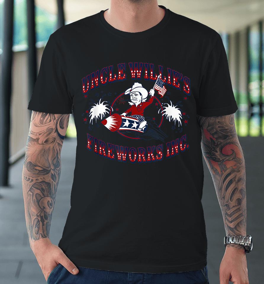 Vintage Fireworks Stand Design Premium T-Shirt
