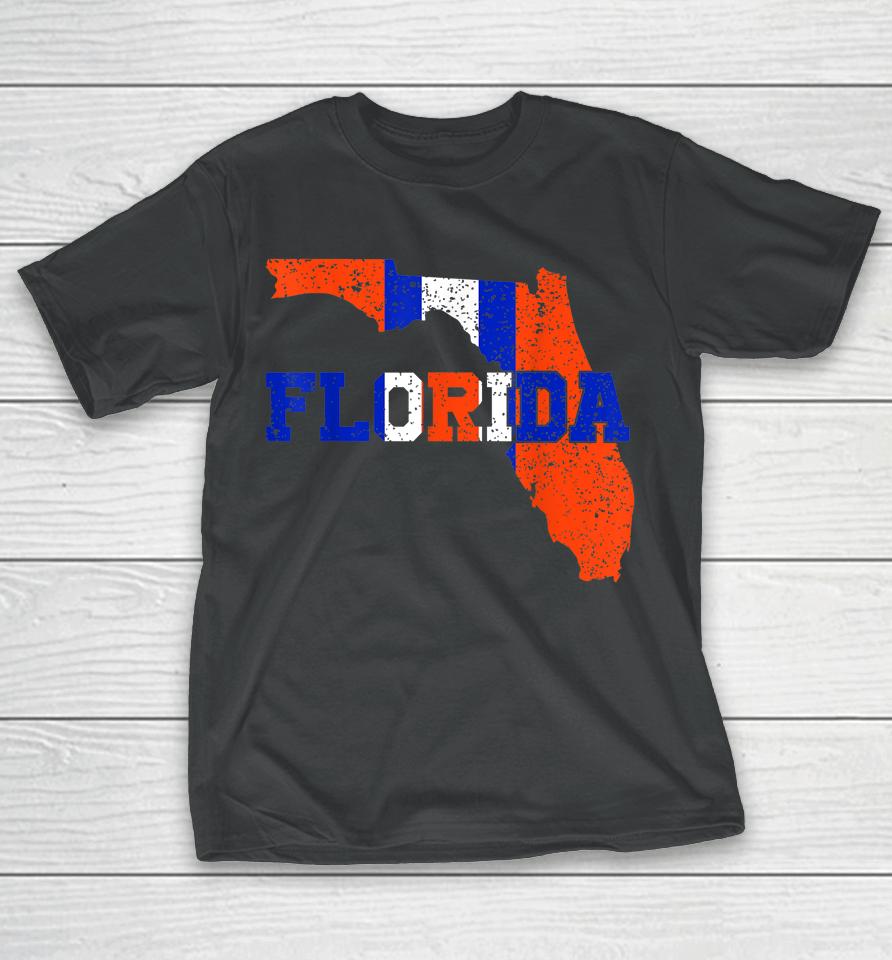 Vintage Florida Map T-Shirt